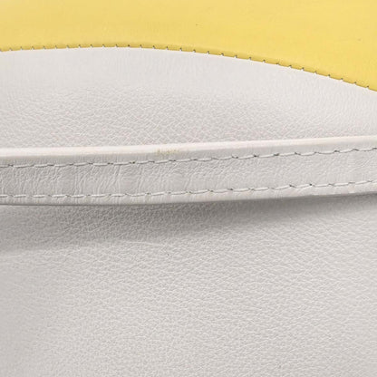 Chanel 2019 White Yellow Calfskin Coco Beach Ball Shoulder Bag