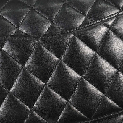 Chanel Black Lambskin Small Classic Double Flap Shoulder Bag