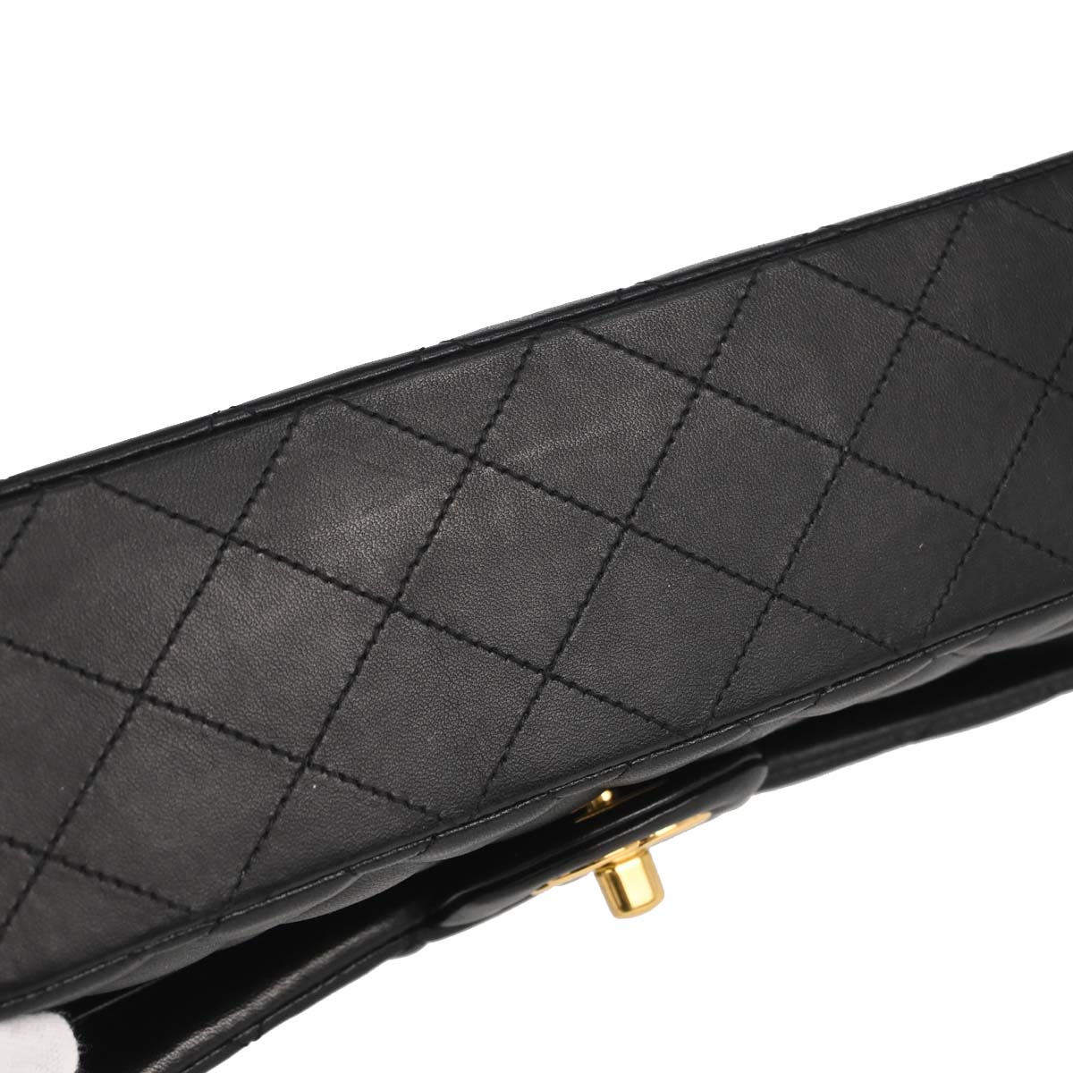 Chanel Black Lambskin Medium Classic Double Flap Shoulder Bag