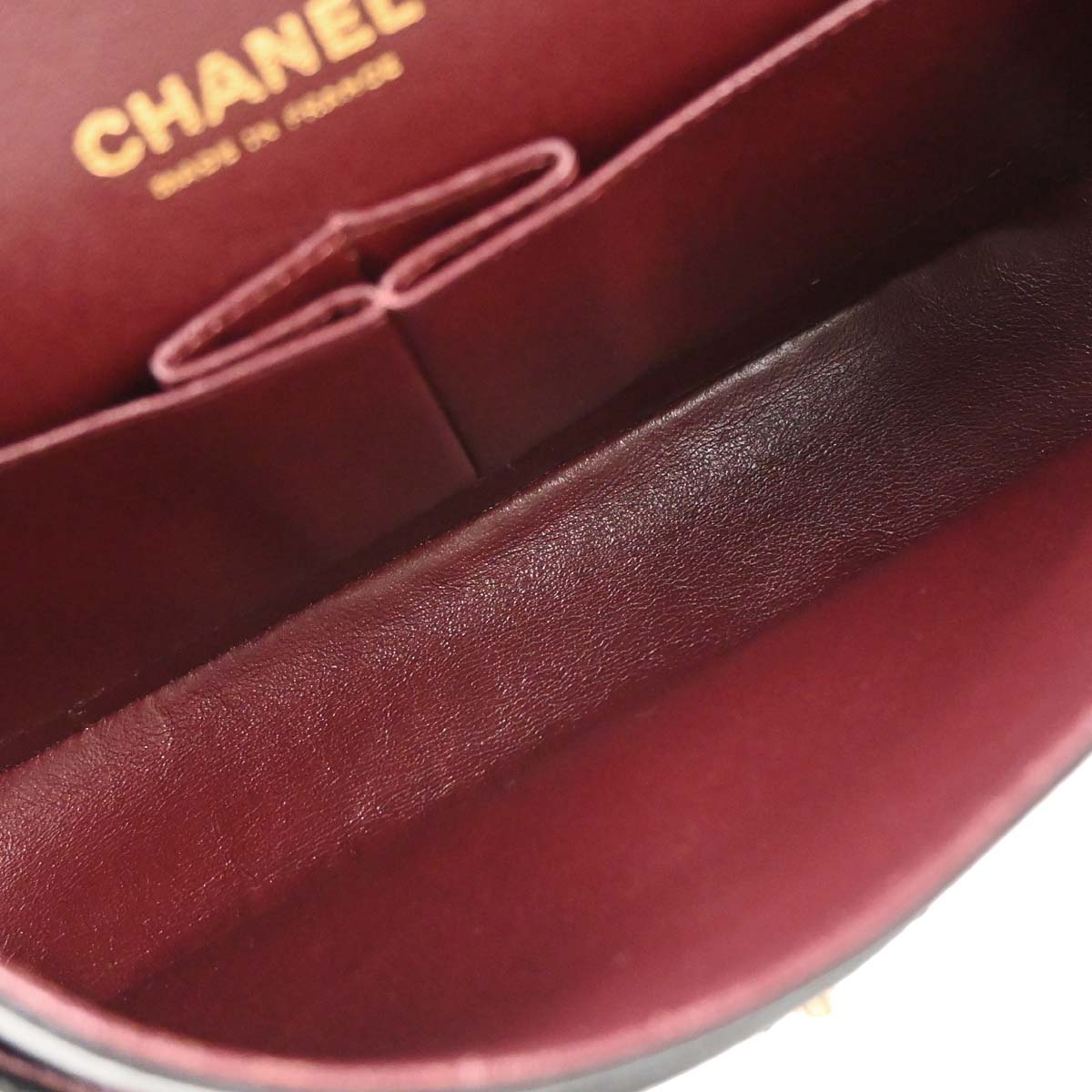 Chanel 2006-2008 Black Lambskin Medium Classic Double Flap Shoulder Bag
