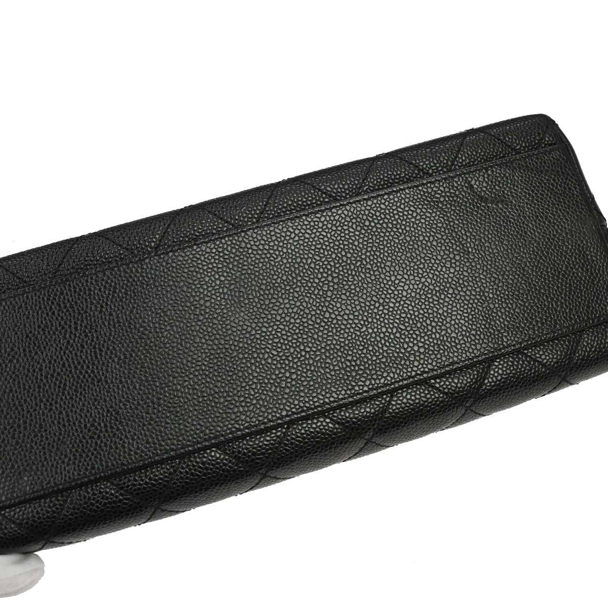 Chanel 2002-2003 Black Caviar Skin Kelly Handbag