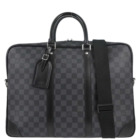 Louis Vuitton Damier Graphite Porte Documents Voyage GM N41123