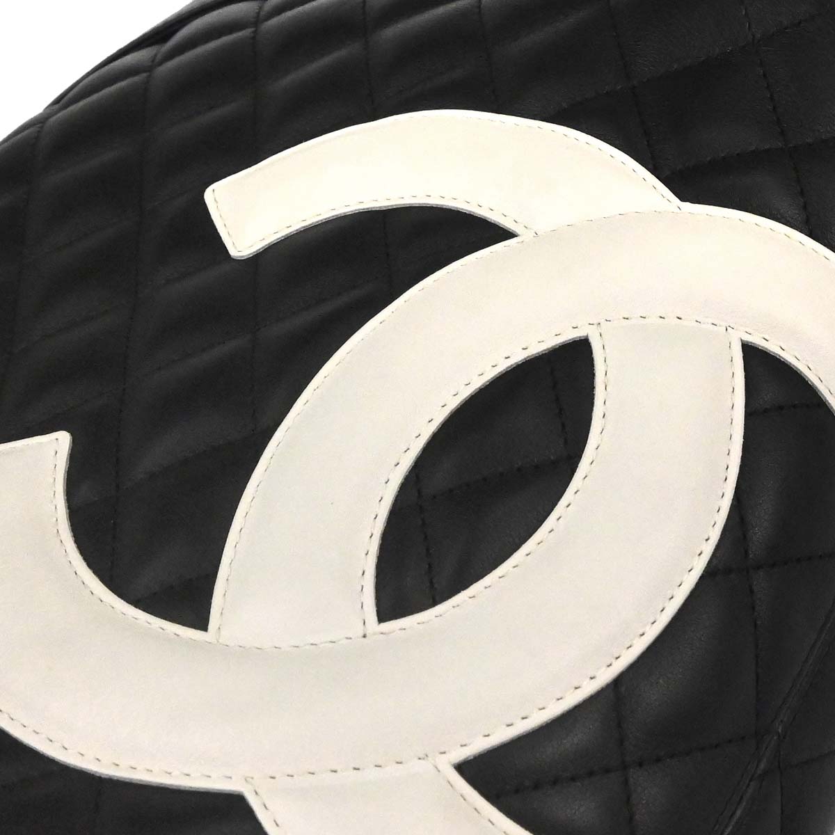 Chanel Black Calfskin Cambon Ligne Tote Handbag