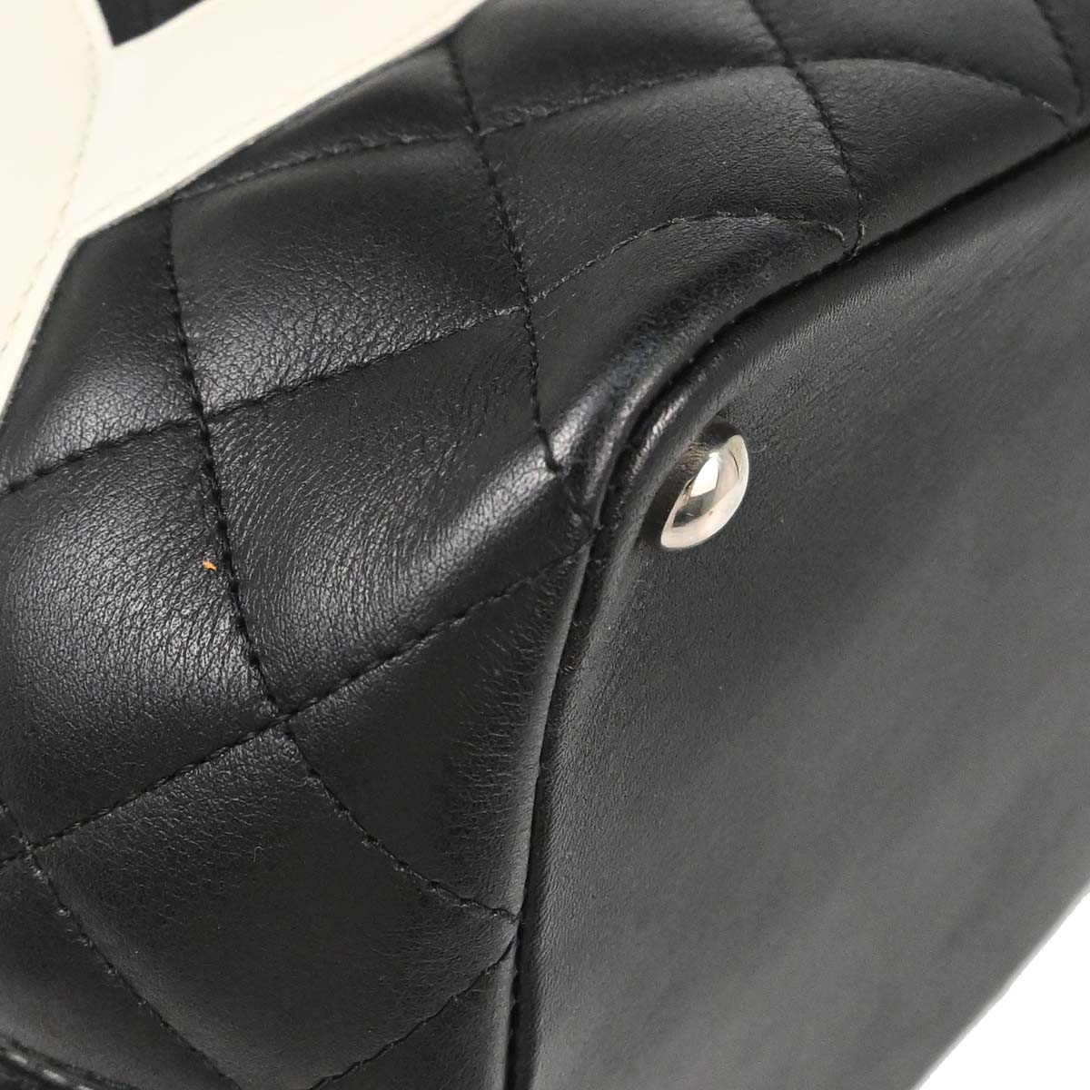 Chanel Black Calfskin Cambon Ligne Tote Handbag