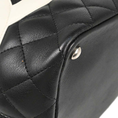 Chanel Black Calfskin Cambon Ligne Tote Handbag