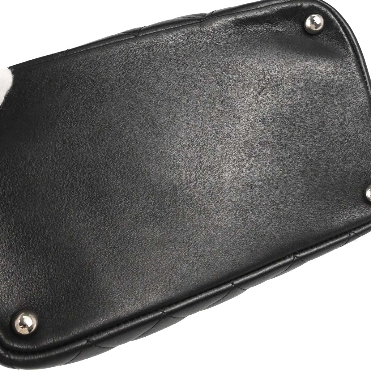 Chanel Black Calfskin Cambon Ligne Tote Handbag