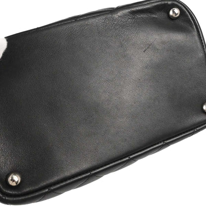 Chanel Black Calfskin Cambon Ligne Tote Handbag