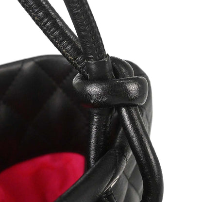 Chanel Black Calfskin Cambon Ligne Tote Handbag