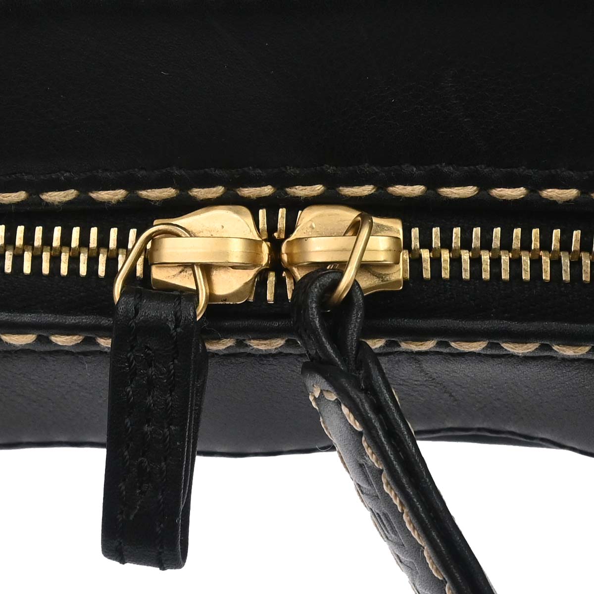 Chanel 2003-2004 Black Calfskin Wild Stitch Handbag