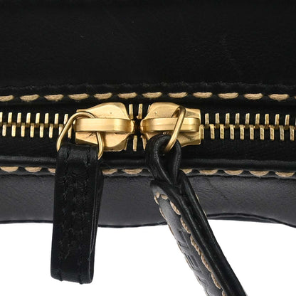 Chanel 2003-2004 Black Calfskin Wild Stitch Handbag