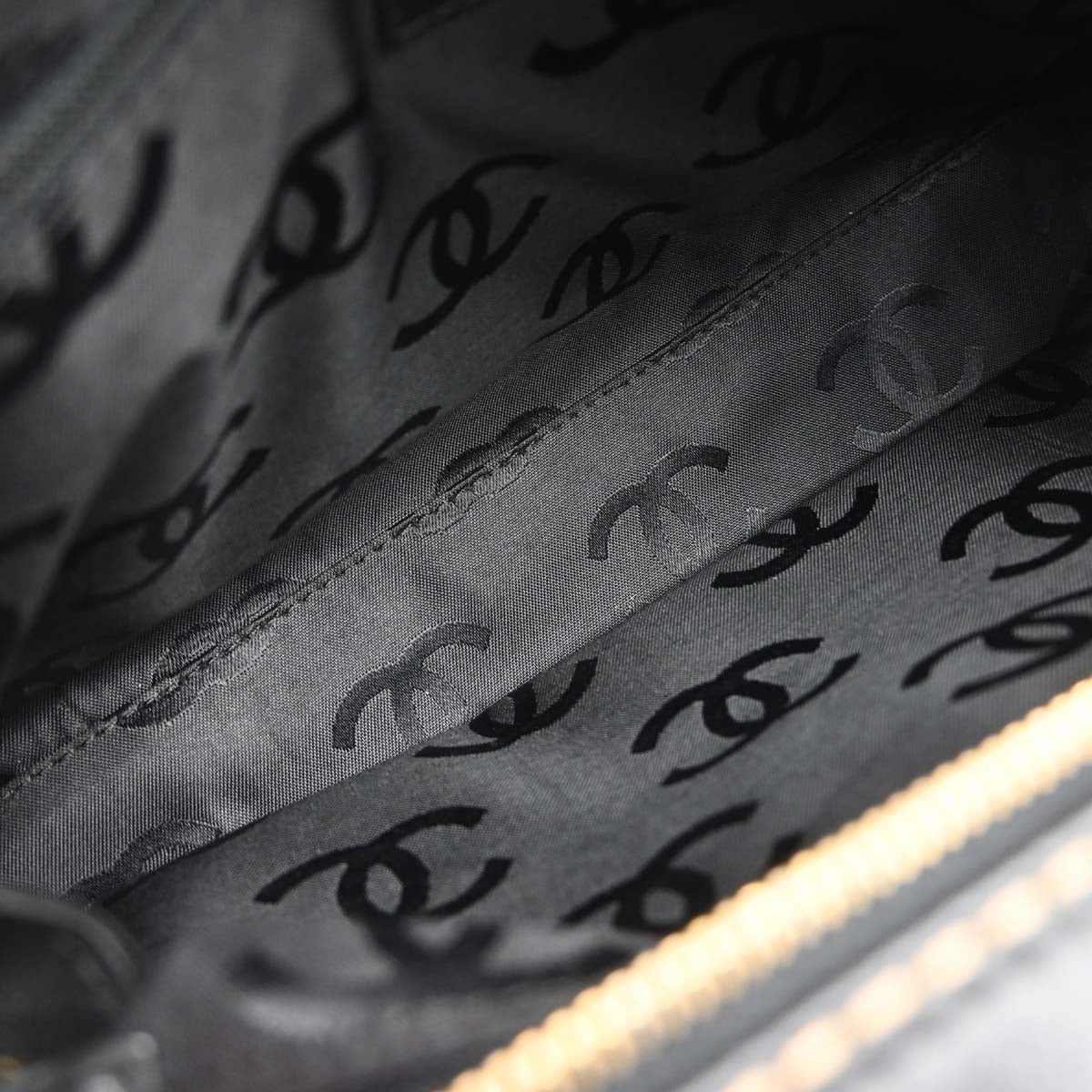 Chanel 2003-2004 Black Calfskin Wild Stitch Handbag