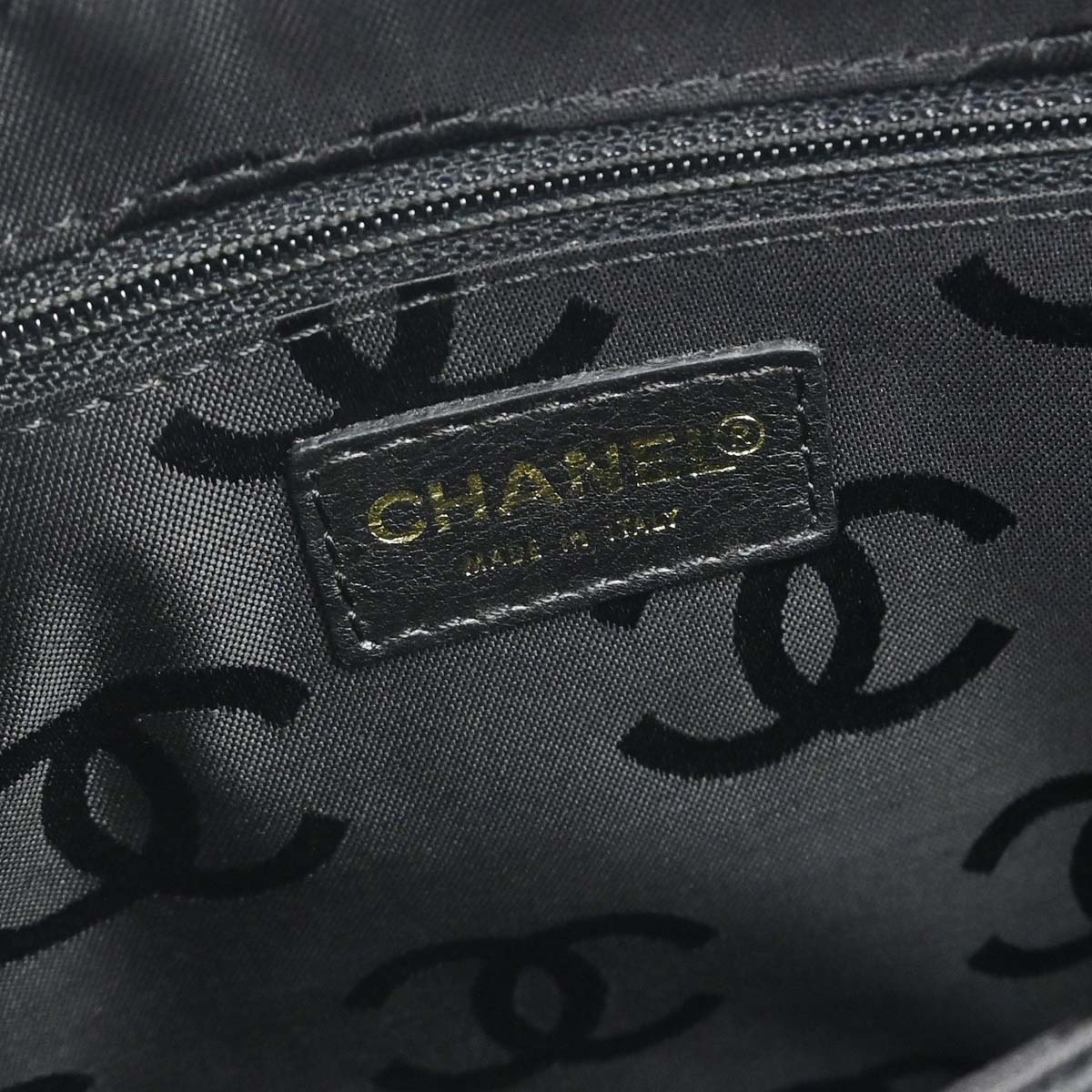 Chanel 2003-2004 Black Calfskin Wild Stitch Handbag