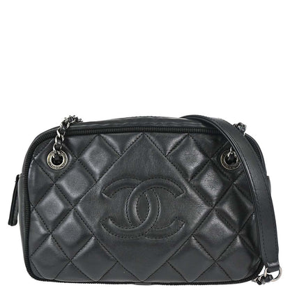 Chanel 2017 Black Lambskin Ballerine Camera Bag