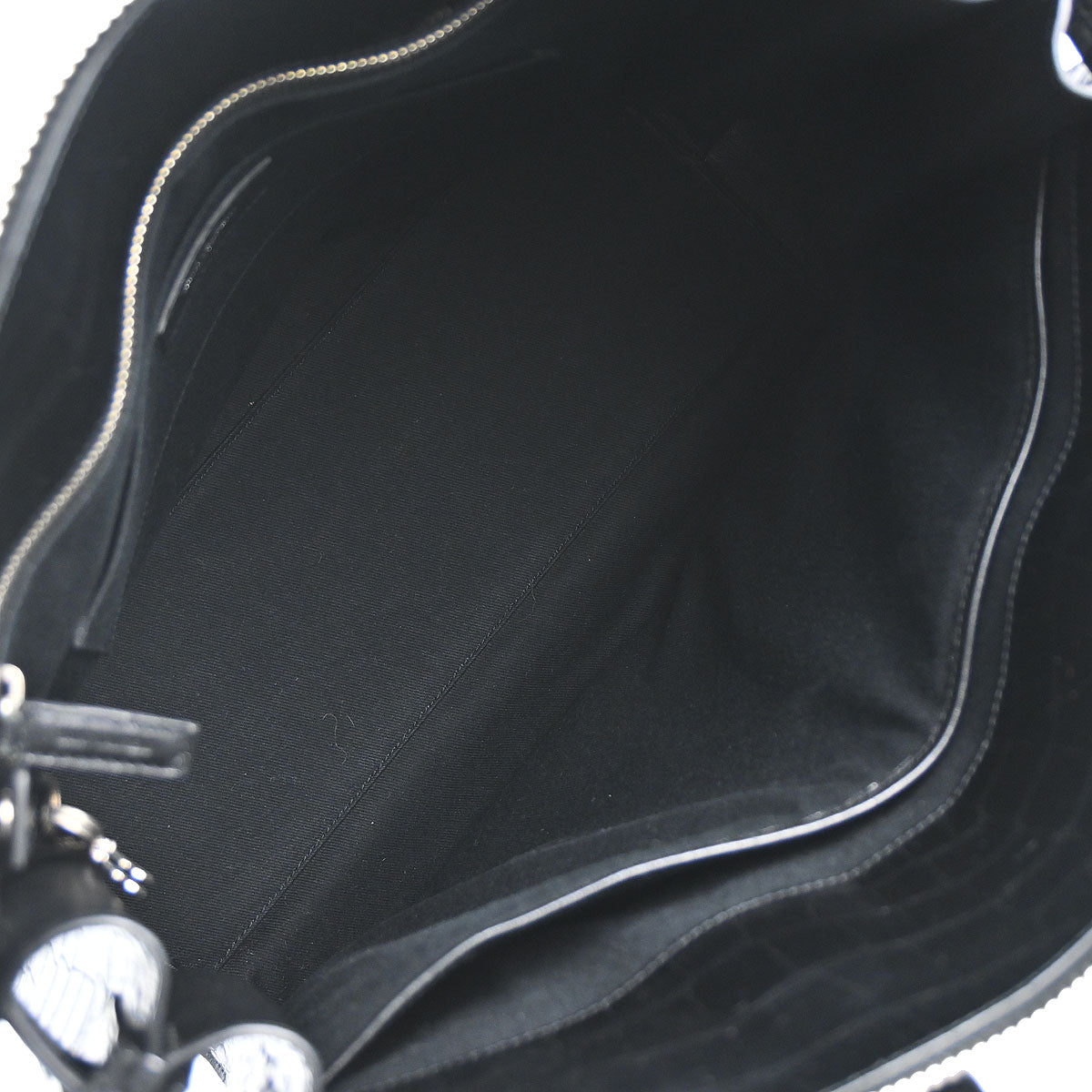 Saint Laurent Black Leather Sac de Jour 2way Shoulder Tote Handbag