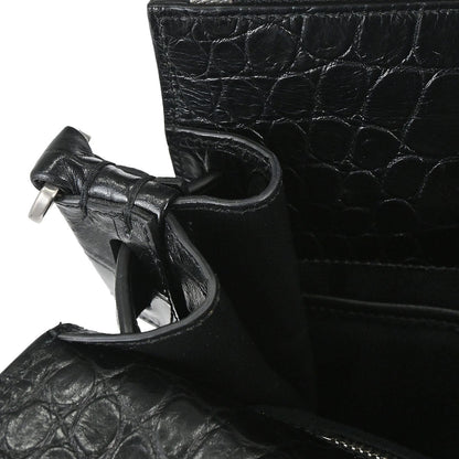 Saint Laurent Black Leather Sac de Jour 2way Shoulder Tote Handbag