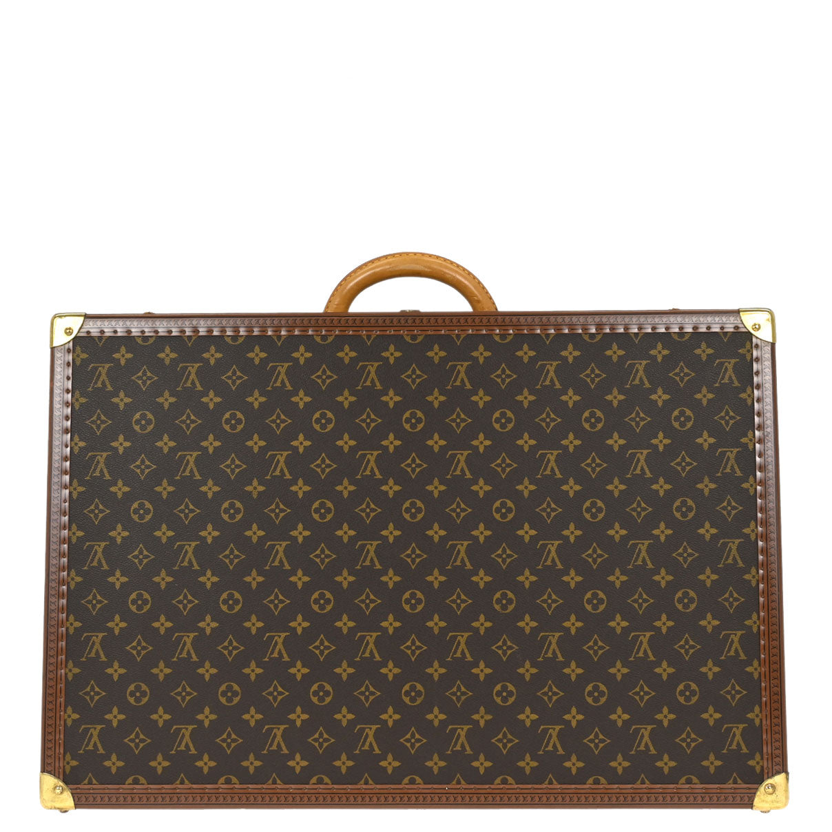 Louis Vuitton Monogram Alzer 65 Trunk Luggage Suitcase M21227