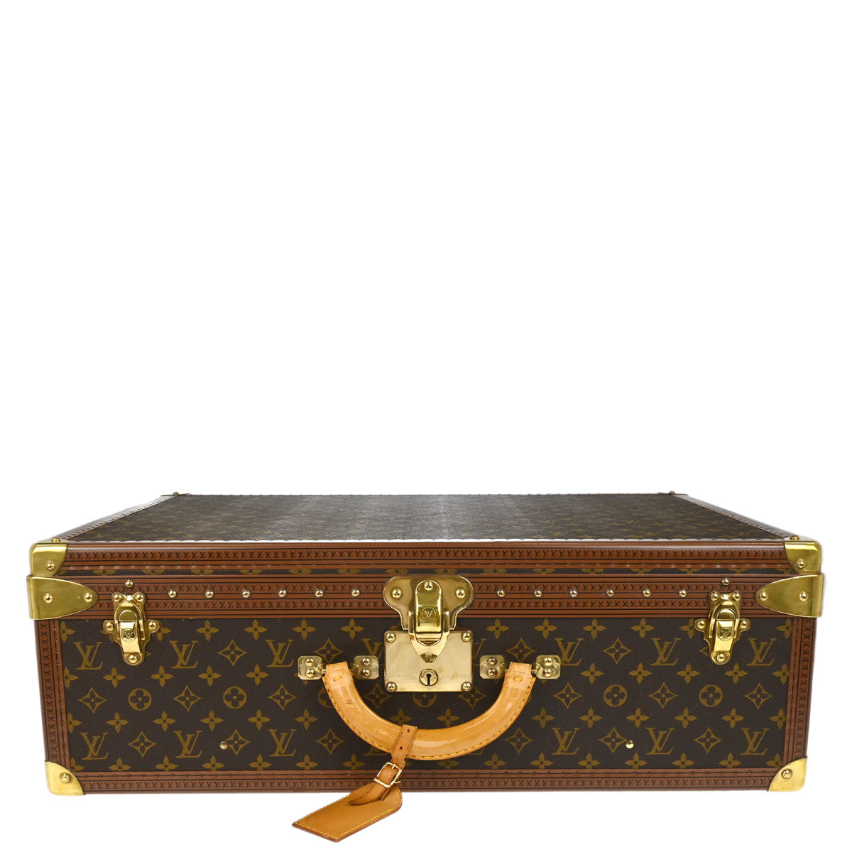 Louis Vuitton Monogram Alzer 65 Trunk Luggage Suitcase M21227