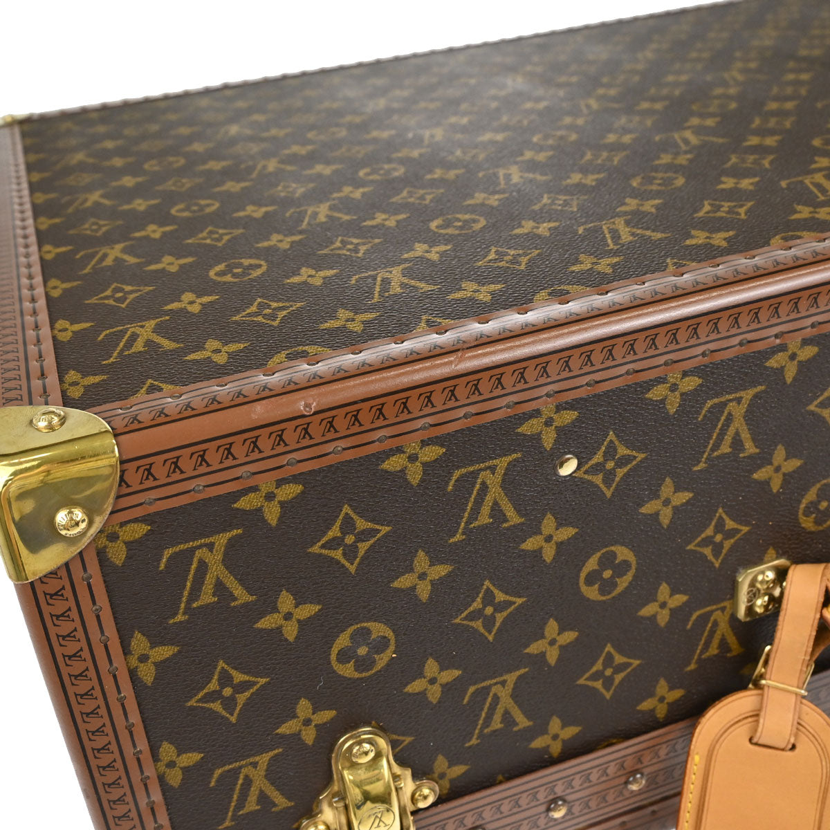 Louis Vuitton Monogram Alzer 65 Trunk Luggage Suitcase M21227