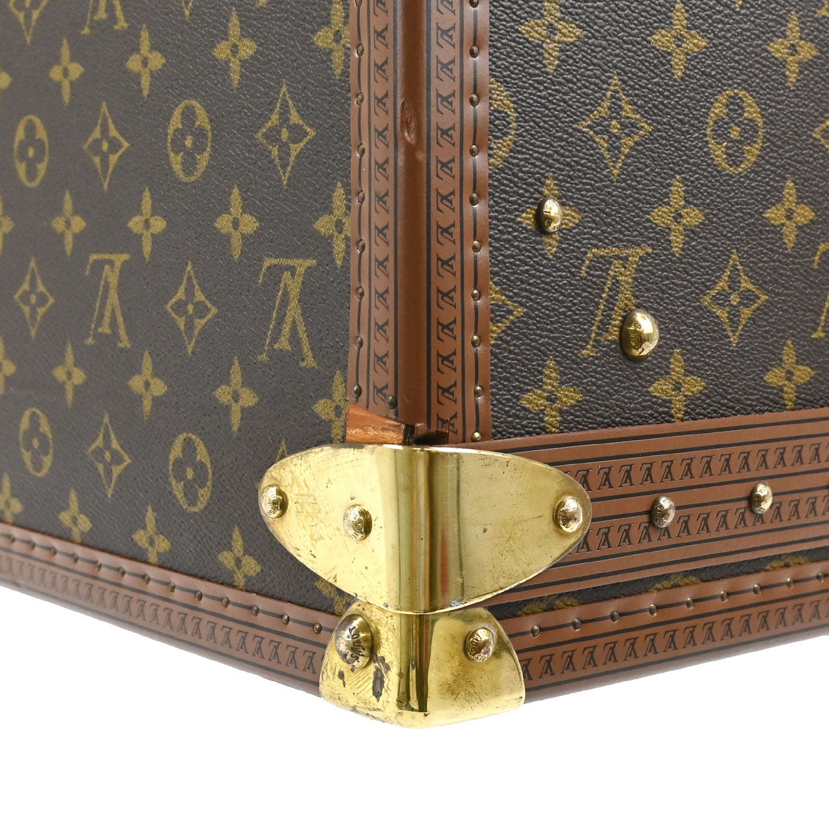 Louis Vuitton Monogram Alzer 65 Trunk Luggage Suitcase M21227