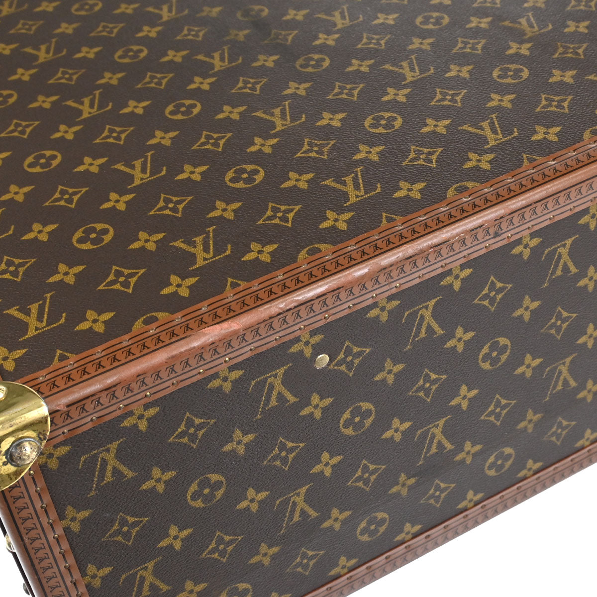 Louis Vuitton Monogram Alzer 65 Trunk Luggage Suitcase M21227