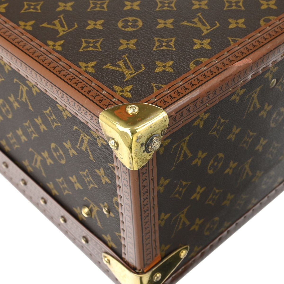 Louis Vuitton Monogram Alzer 65 Trunk Luggage Suitcase M21227