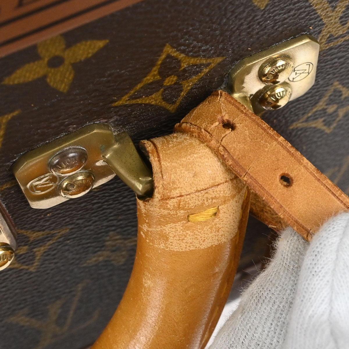 Louis Vuitton Monogram Alzer 65 Trunk Luggage Suitcase M21227