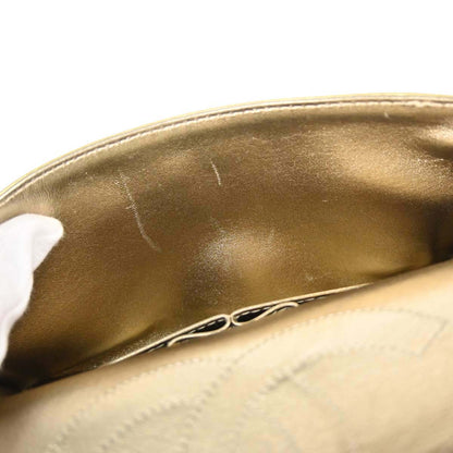 Chanel 2006-2008 Gold Calfskin 2.55 Small Classic Double Flap Shoulder Bag