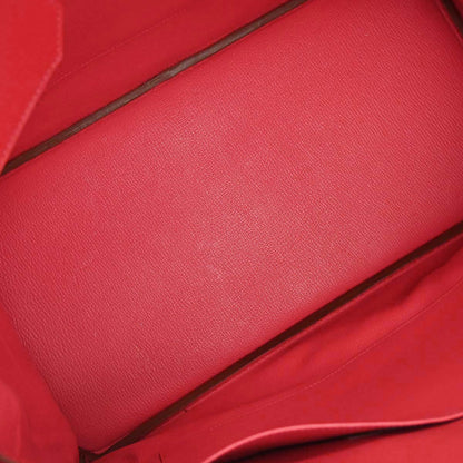 Hermes Rouge Casaque Epsom Birkin 40 Handbag