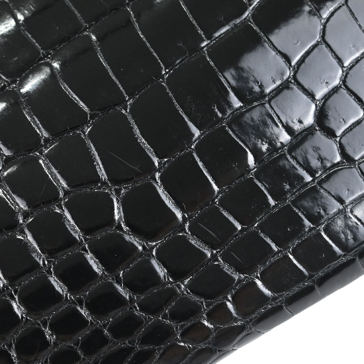 Hermes * 2009 Black Niloticus Birkin 30 Handbag