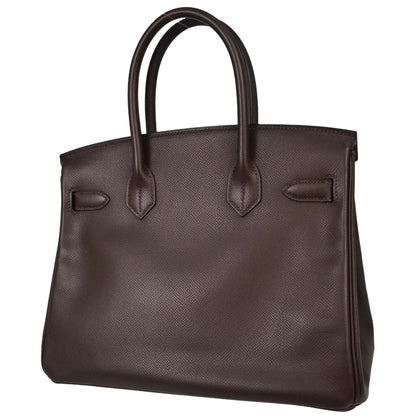 Hermes Chocolat Epsom Birkin 30 Handbag