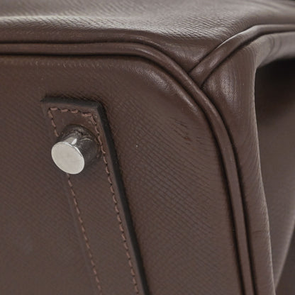 Hermes Chocolat Epsom Birkin 30 Handbag