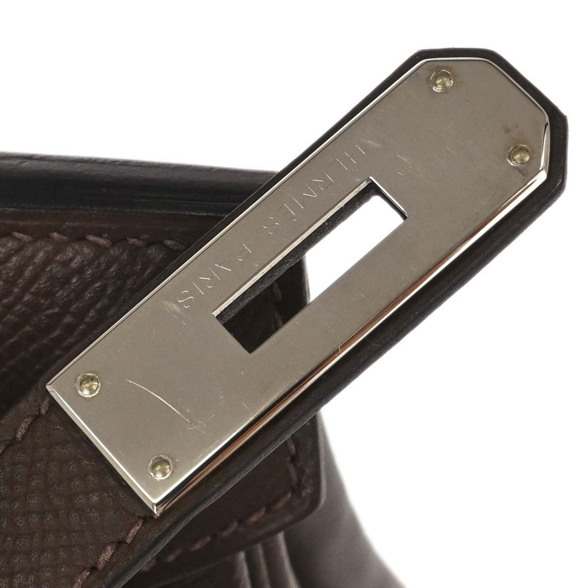 Hermes Chocolat Epsom Birkin 30 Handbag