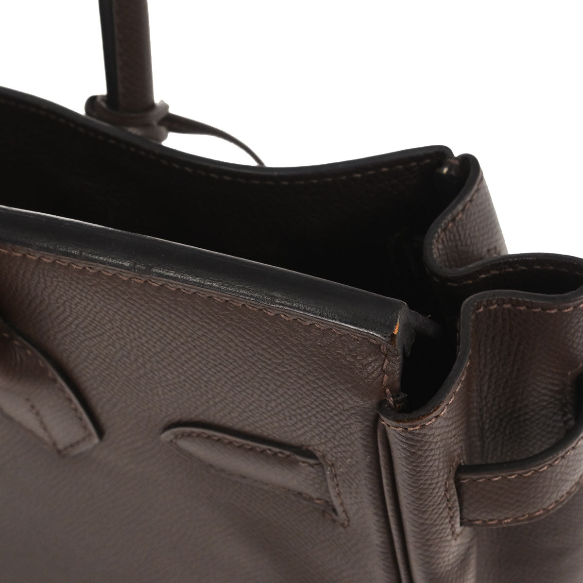 Hermes Chocolat Epsom Birkin 30 Handbag