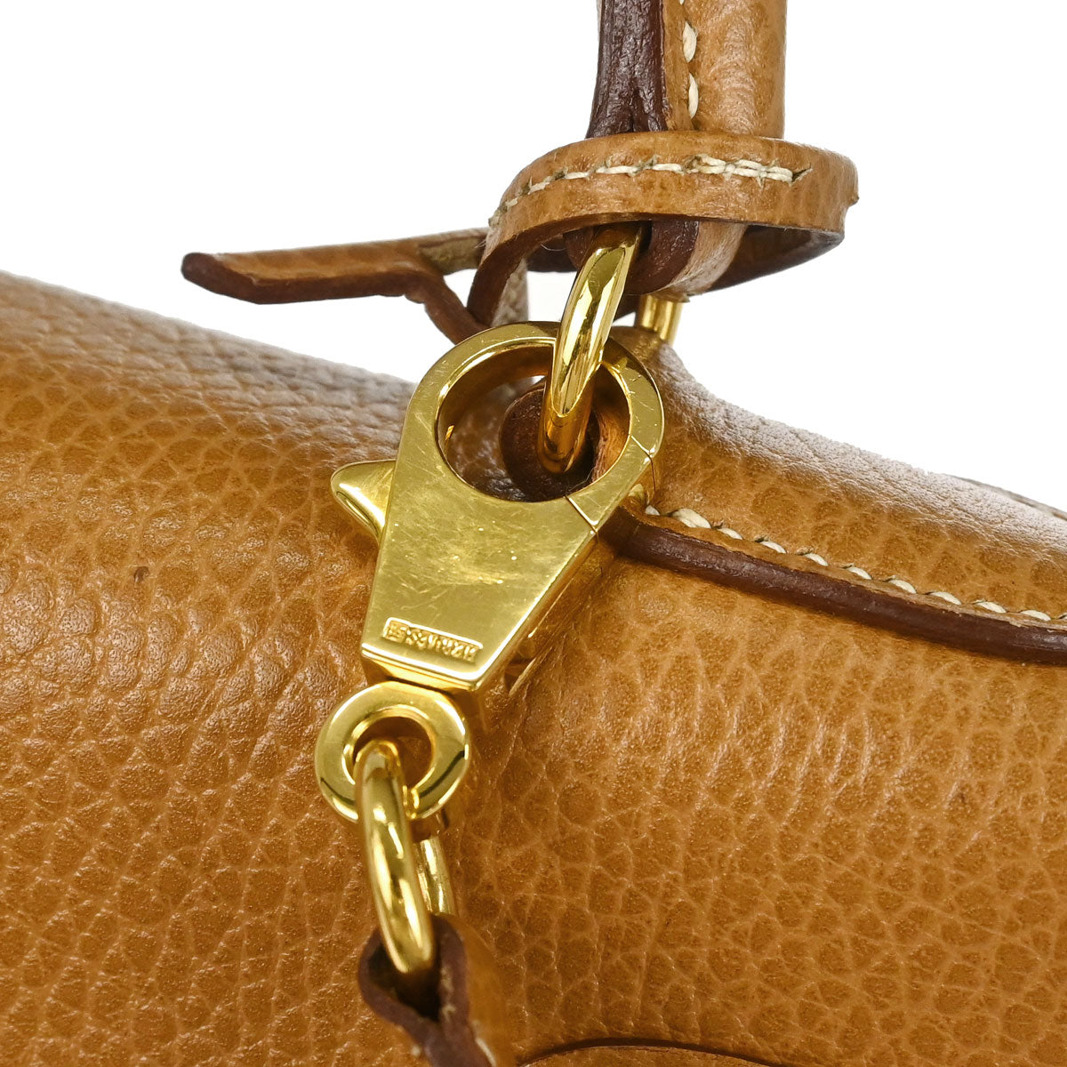 Hermes 1994 Natural Ardennes Kelly 32 Retourne 2way Shoulder Handbag