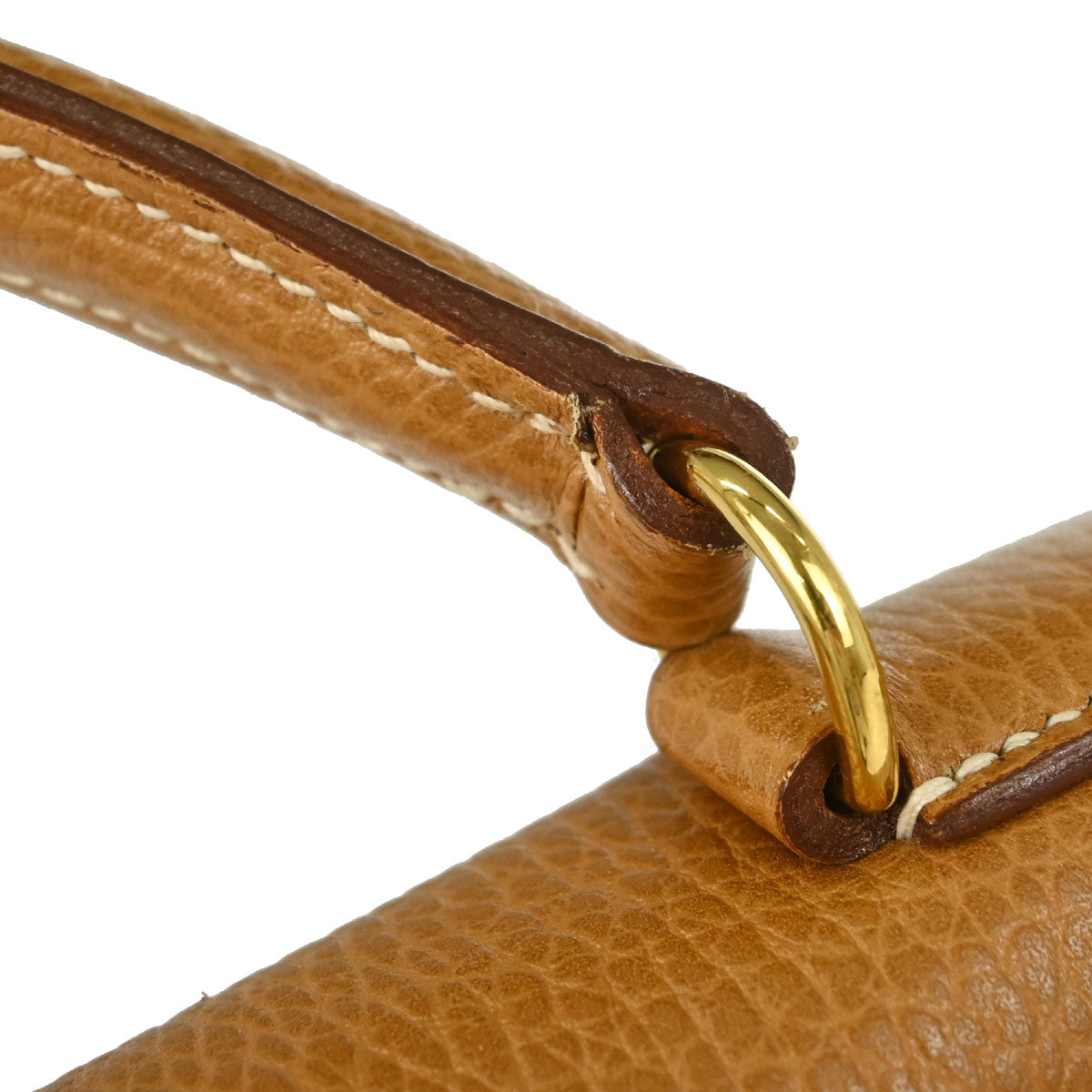 Hermes 1994 Natural Ardennes Kelly 32 Retourne 2way Shoulder Handbag