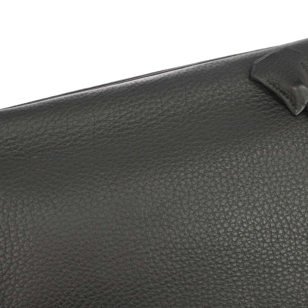 Hermes Black Taurillon Clemence Birkin 35 Handbag