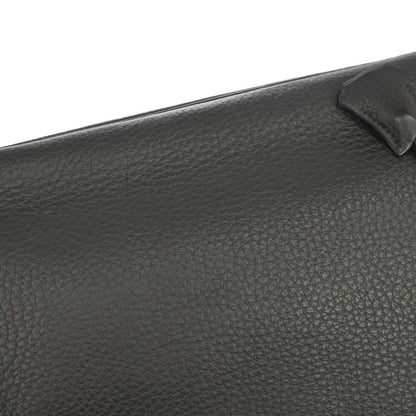Hermes Black Taurillon Clemence Birkin 35 Handbag