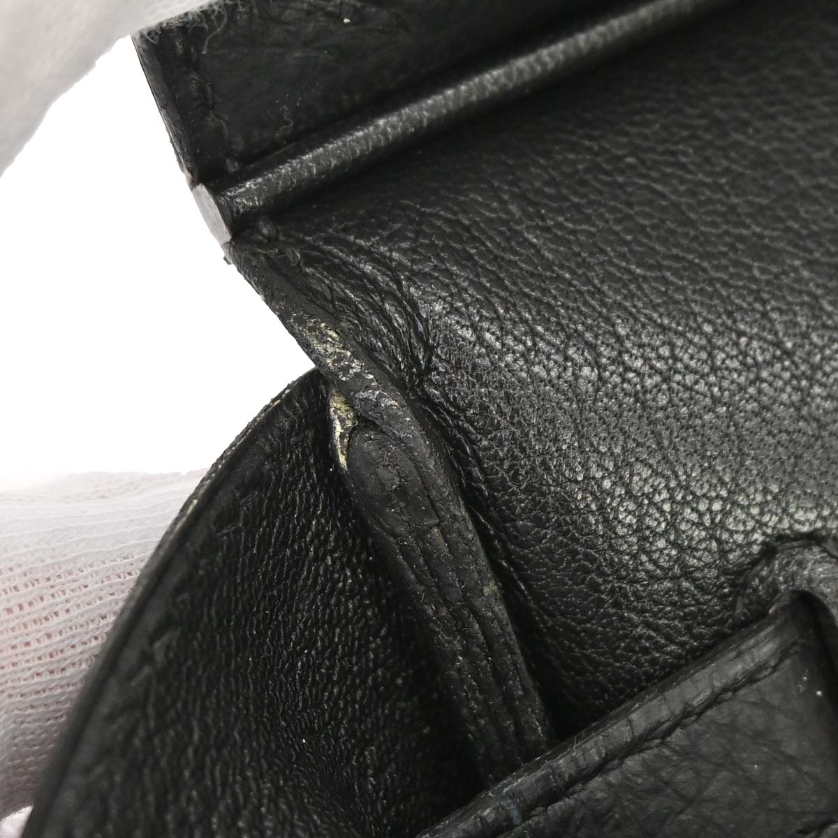 Hermes Black Taurillon Clemence Birkin 35 Handbag
