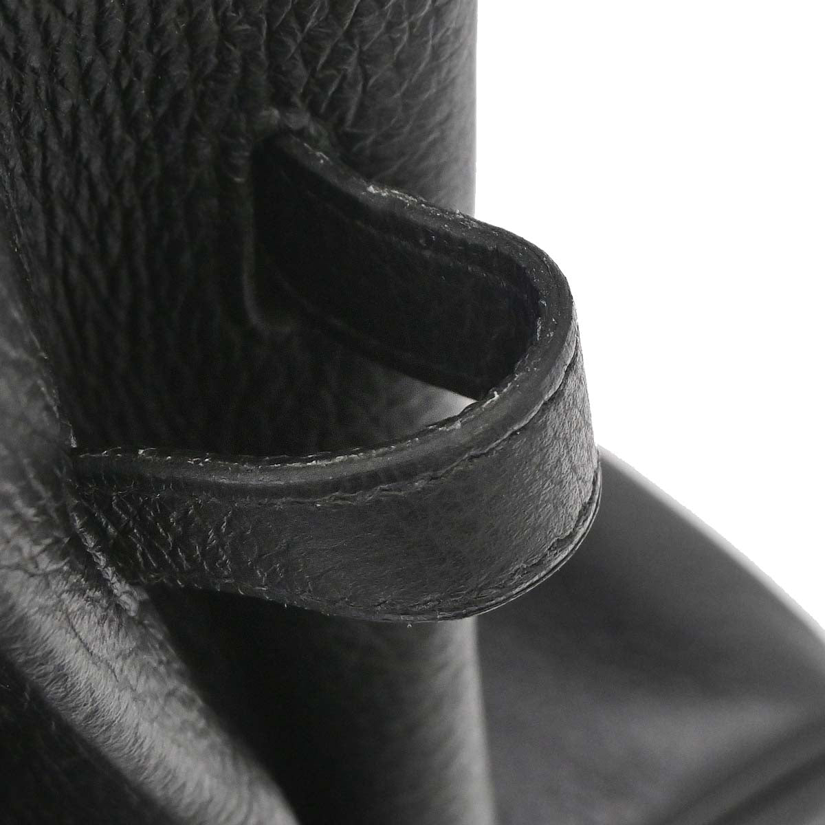 Hermes Black Taurillon Clemence Birkin 35 Handbag