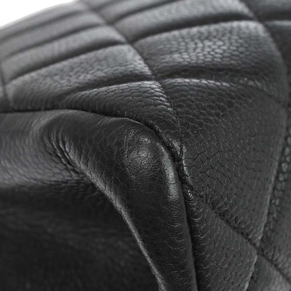 Chanel 1996-1997 Black Caviar Skin Shoulder Bag