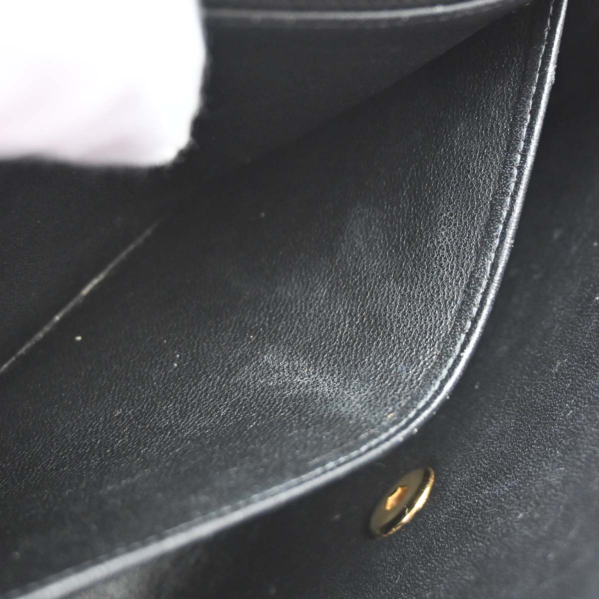 Chanel 1996-1997 Black Caviar Skin Shoulder Bag