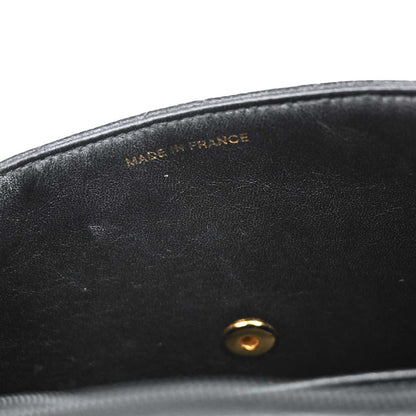 Chanel 1996-1997 Black Caviar Skin Shoulder Bag