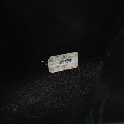 Chanel 1996-1997 Black Caviar Skin Shoulder Bag