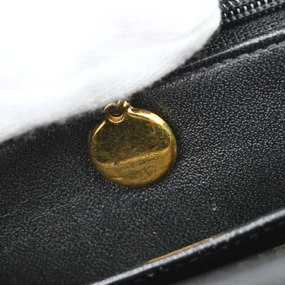 Chanel 1996-1997 Black Caviar Skin Shoulder Bag