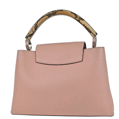 Louis Vuitton * Pink Python Capucines MM Handbag N92801