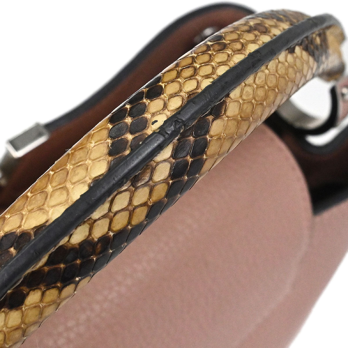 Louis Vuitton * Pink Python Capucines MM Handbag N92801