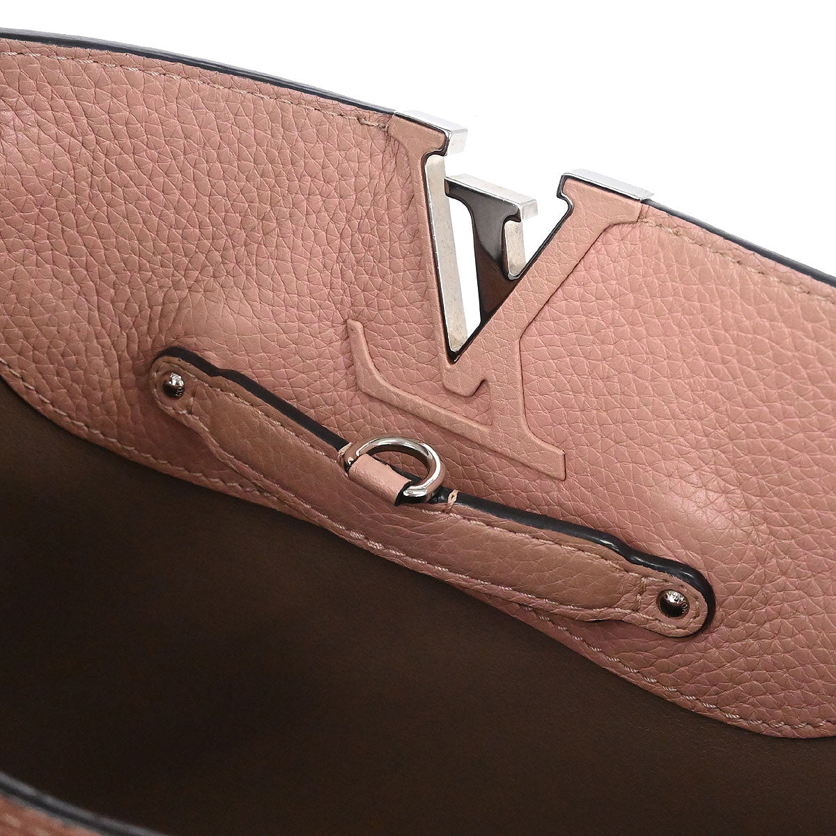 Louis Vuitton * Pink Python Capucines MM Handbag N92801
