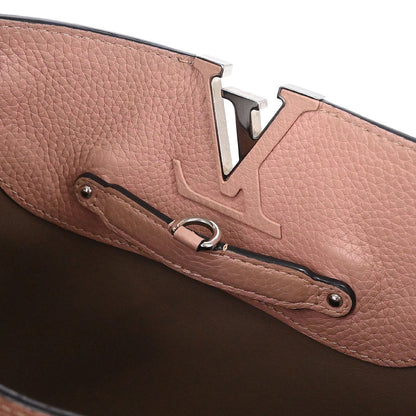 Louis Vuitton * Pink Python Capucines MM Handbag N92801