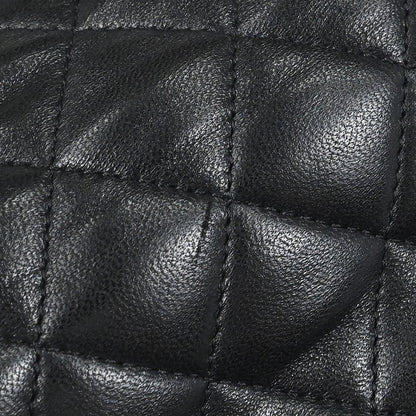Chanel Black Lambskin Medium Classic Double Flap Shoulder Bag
