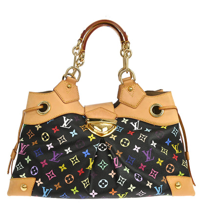 Louis Vuitton Black Monogram Multicolor Ursula Handbag M40124